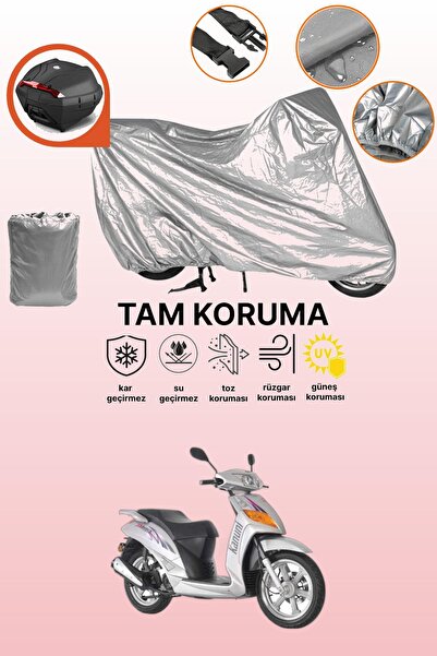 dokaca Gray Rear Bag Compatible with Kanuni Motorum 150 Compatible Motorcycle...