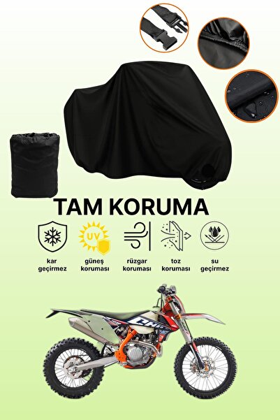dokaca غطاء محرك متوافق مع دراجة KTM 450 EXC-F Six Days باللون الأسود، غطاء و...