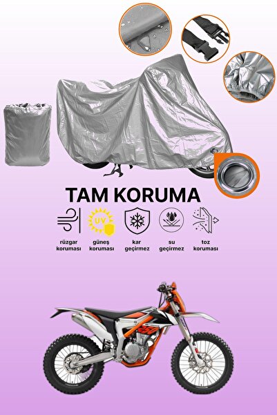 dokaca غطاء محرك متوافق مع KTM 250 F Freeride، غطاء واقي باللون الرمادي