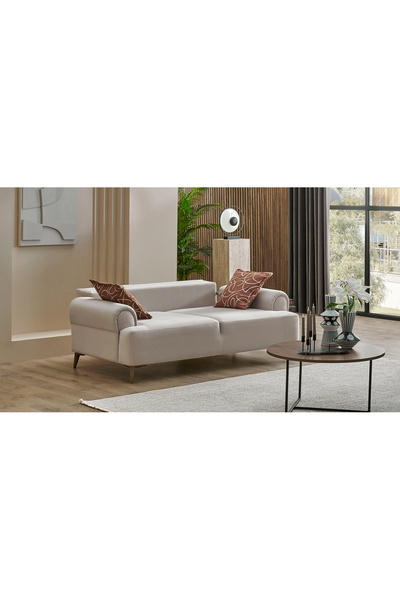 Doğtaş Margo İkili Koltuk Kadife Krem