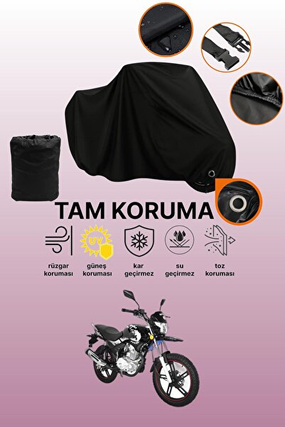 dokaca مظلة دراجة نارية متوافقة مع Yuki YK 150-9 Goldfox-S متوافقة مع قفل أسود