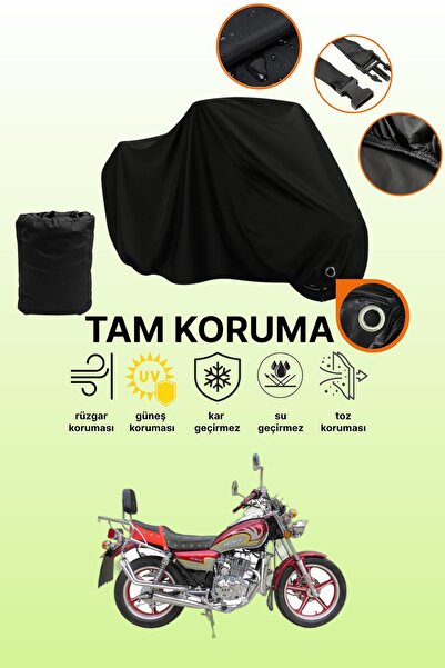 dokaca غطاء دراجة نارية متوافق مع أرورا AR 200-16C من جاكوار، غطاء واقي أسود ...