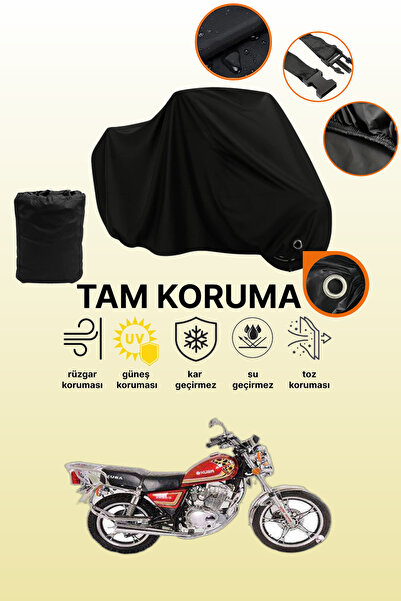 dokaca غطاء دراجة نارية متوافق مع Kuba KB150-9 من Black Lock، غطاء واقي