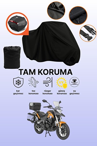 dokaca Mondial Rx1I Evo Compatible Motorcycle Tarpaulin Compatible with Black...
