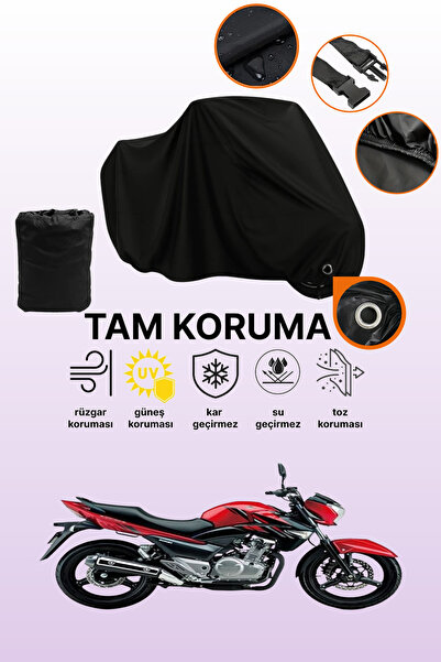 dokaca غطاء دراجة نارية متوافق مع سوزوكي GW250 من Black Lock، غطاء واقي