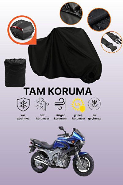 dokaca حقيبة خلفية سوداء متوافقة مع ياماها TDM 850، غطاء دراجة نارية متوافق، ...