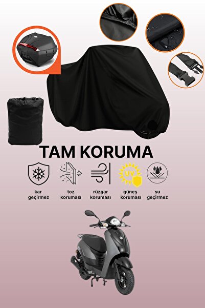 dokaca Black Tail Bag Compatible Mondial 50 Beestreet Compatible Motorcycle T...