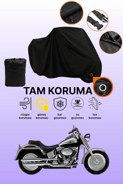 dokaca غطاء دراجة نارية متوافق مع Harley-Davidson Fat Boy FLSTFI، غطاء واقي أ...
