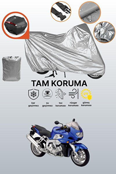 dokaca Gray Tail Bag Compatible Bmw K 1200 R Compatible Motorcycle Tarpaulin,...