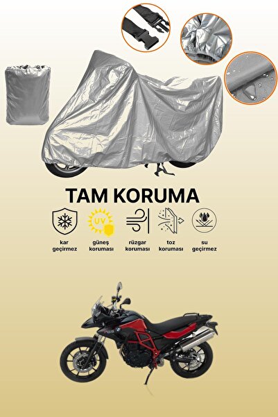 dokaca Grey Bmw F 700 Gs Compatible Motorcycle Tarpaulin, Protective Cover, M...