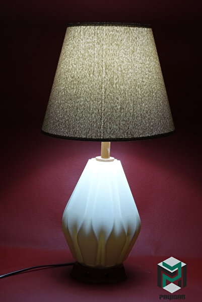 PAYİDAR MODEL Payidar Modern Design Cream Hat Lampshade White Body