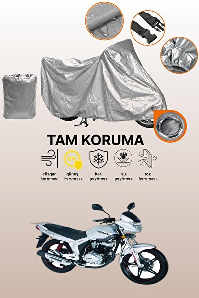dokaca Gray Lock Compatible Bisan Sunway Fks 125 Compatible Motorcycle Cover,...