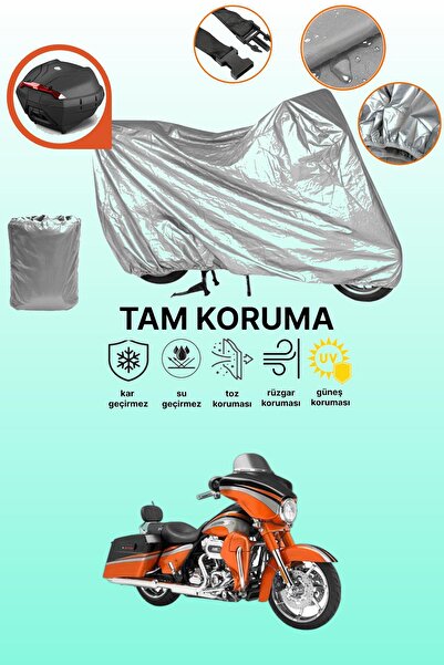 dokaca حقيبة خلفية رمادية متوافقة مع هارلي ديفيدسون FLHXSE2 CVO ستريت جلايد، ...