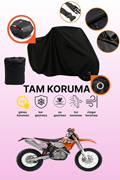 dokaca حقيبة خلفية سوداء وقماش متوافق مع دراجة نارية KTM 400 SXC