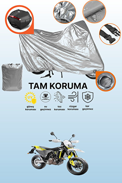 dokaca Gray Lock and Tail Bag Compatible Husqvarna Supermoto 701 Compatible M...