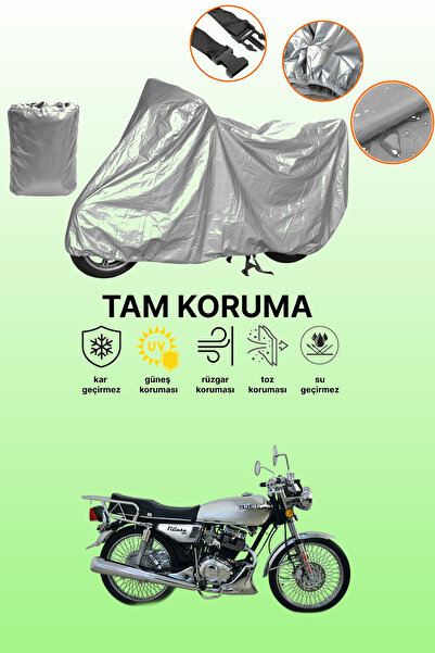 dokaca غطاء دراجة نارية رمادي متوافق مع ماركة كوبا فيلينتا 100، غطاء واقي، غط...