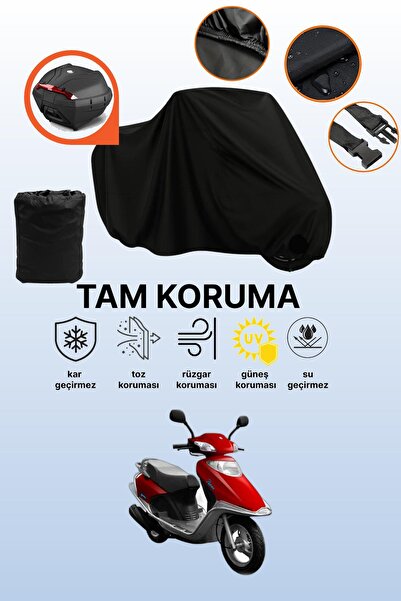 dokaca حقيبة خلفية سوداء متوافقة مع يوكي TK50Q3 بيكاسو 50، غطاء دراجة نارية م...