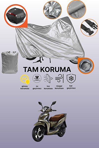 dokaca Gray Lock and Tail Bag Compatible Sym Symphony St 200I Abs Compatible ...