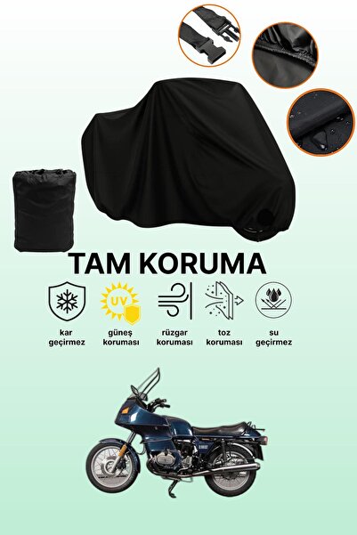 dokaca Black Bmw R 800 Rt Compatible Motorbike Tarpaulin, Protective Cover, M...
