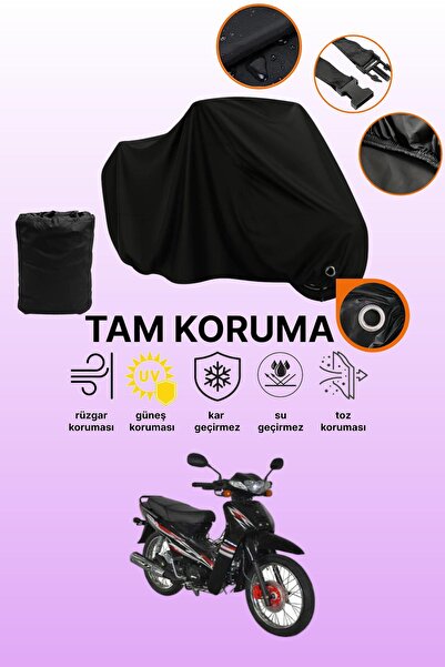 dokaca مظلة دراجة نارية متوافقة مع يوكي YK100-7 باشا متوافقة مع القفل الأسود