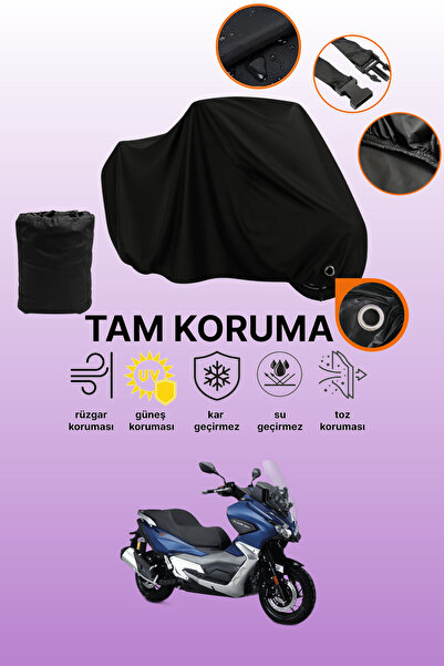 dokaca Black Lock Compatible Rks Blade 350 Compatible Motorcycle Tarpaulin, P...