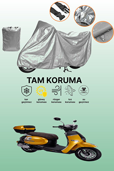 dokaca غطاء دراجة نارية متوافق مع غراي كوبا بريليانت 50 برو، غطاء واقي، غطاء محرك