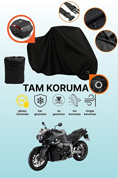 dokaca Black Lock and Tail Bag Compatible Bmw K 1300 R Compatible Motorcycle ...