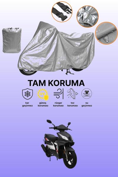 dokaca غطاء دراجة نارية رمادي اللون متوافق مع موديل مونديال 125 أردور، غطاء و...