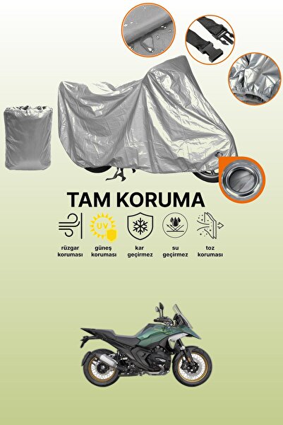 dokaca Gray Lock Compatible Bmw R 1300 Gs Compatible Motorcycle Tarpaulin, Pr...