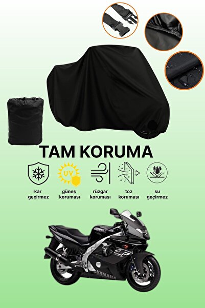 dokaca غطاء محرك ياماها YZF 600 R ثاندركات أسود متوافق، غطاء واقي، غطاء للدرا...