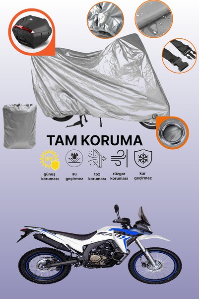 dokaca Gray Lock and Tail Bag Compatible Voge 300 Rally Compatible Motorcycle...