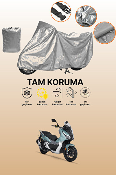 dokaca Gray Rks Freccia 150 Compatible Motorcycle Cover, Protective Cover, Mo...