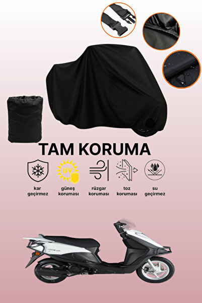 dokaca Black Rks Private 125 Compatible Motorbike Cover, Protective Cover, Mo...
