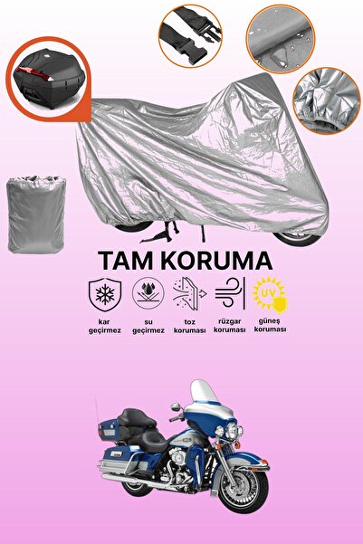 dokaca حقيبة خلفية رمادية متوافقة مع دراجة نارية هارلي ديفيدسون الترا كلاسيك ...