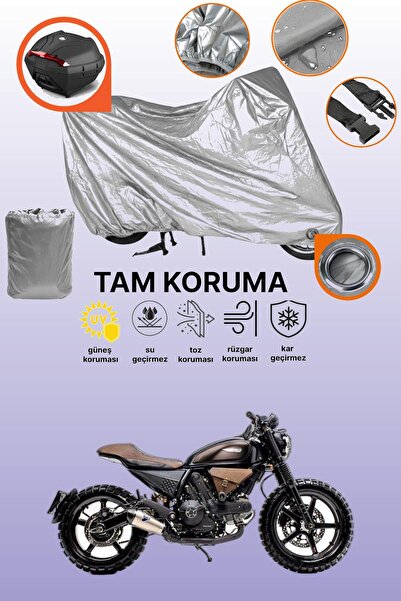dokaca Gray Lock and Tail Bag Compatible Ducati Scrambler Sixty2 Compatible M...