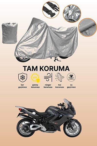 dokaca Grey Bmw F 800 Gt Compatible Motorcycle Tarpaulin, Protective Cover, M...