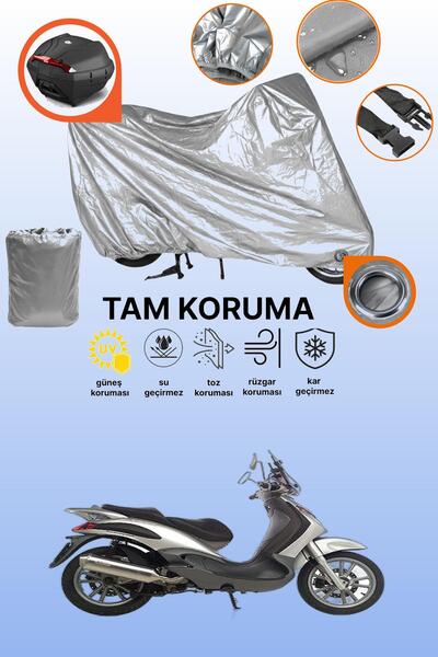 dokaca غطاء دراجة نارية متوافق مع بياجيو بيفرلي 200، غطاء حماية متوافق مع الل...