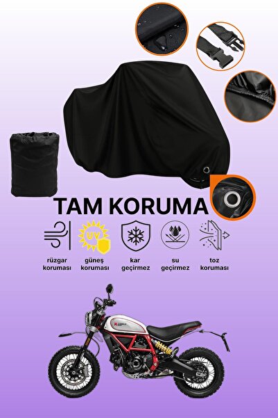 dokaca غطاء دراجة نارية متوافق مع دراجة دوكاتي سكرامبلر ديزرت سيليد، غطاء واق...