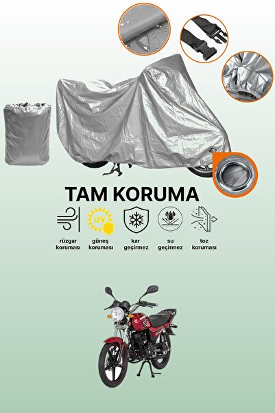 dokaca Gray Lock Compatible Mondial 100 Mg Superboy Compatible Motorcycle Cov...