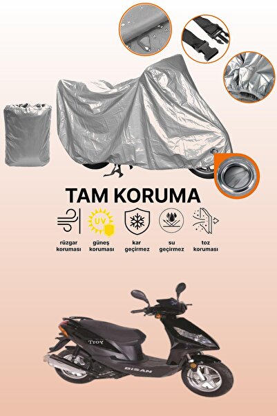 dokaca غطاء محرك متوافق مع بيسان تروي 100، غطاء واقي رمادي اللون