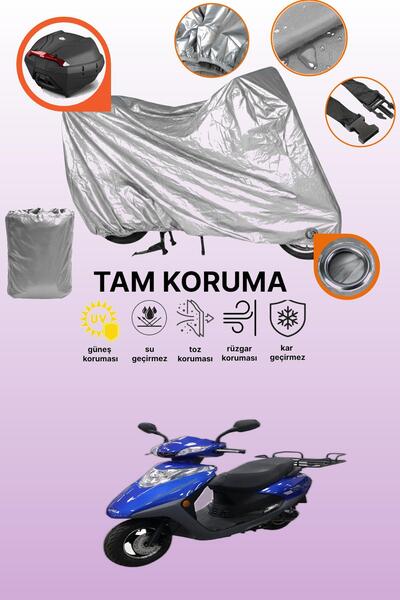 dokaca غطاء حماية رمادي اللون متوافق مع كينج موتور سبيكا 50، غطاء حماية للدرا...