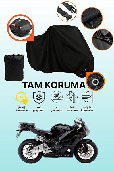 dokaca حقيبة خلفية سوداء متوافقة مع هوندا CBR 600 RR، غطاء دراجة نارية متوافق...