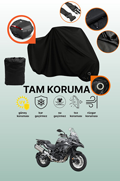 dokaca Black Lock and Tail Bag Compatible Rks Trk502 X Compatible Motorcycle ...