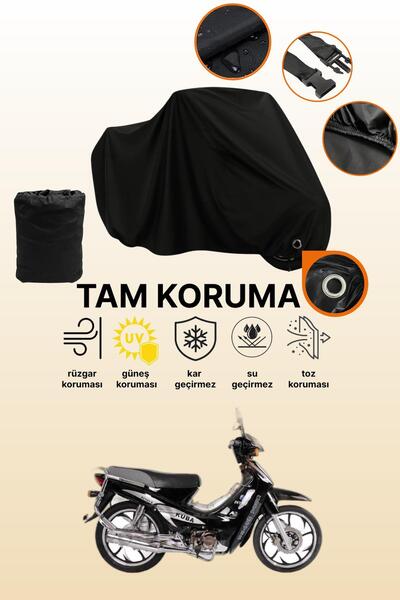 dokaca مظلة دراجة نارية متوافقة مع Kuba XY100-E متوافقة مع القفل الأسود