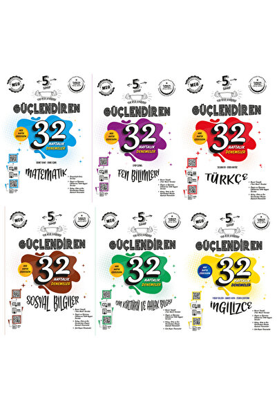 Ankara Yayıncılık 5.Sınıf Ankara Güçlendiren 32 Haftalık Matematik Türkçe Fen...