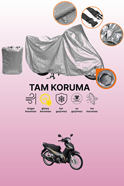 dokaca غطاء محرك متوافق مع هوندا ويف، غطاء واقي متوافق مع هوندا ويف، باللون الرمادي