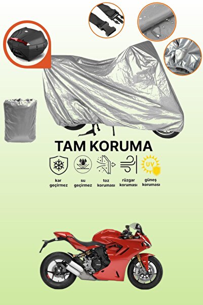 dokaca Gray Tail Bag Compatible Ducati Supersport S Compatible Motorcycle Tar...
