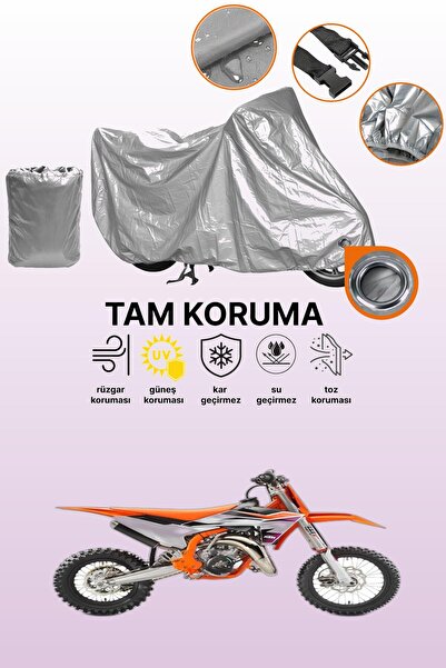 dokaca غطاء محرك متوافق مع KTM 65 SX، غطاء واقي متوافق مع اللون الرمادي