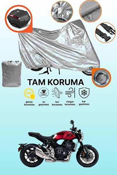 dokaca غطاء حماية رمادي اللون متوافق مع دراجة نارية هوندا سي بي 1000 آر، غطاء...