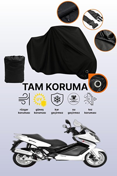 dokaca غطاء دراجة نارية متوافق مع Yuki QM250T Maximum متوافق مع غطاء الدراجة ...